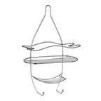3 Tier Chrome Shower Caddy with Hooks | Dara