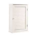 White Wood Wall Cabinet | Shutter