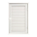White Wood Wall Cabinet | Shutter