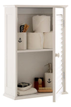 White Wood Wall Cabinet | Shutter