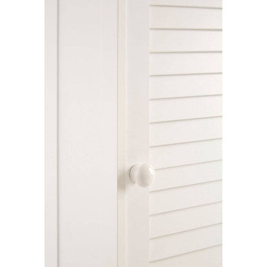 White Wood Wall Cabinet | Shutter