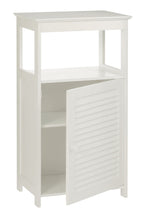 White Wood Floor Cabinet | Shutter