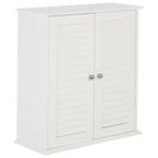White Wood 2 Door Wall Cabinet | Shutter
