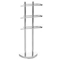 Chrome Finish Three Arm Towel Stand