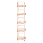 5 Tier Copper Finish Corner Storage Rack | Dara