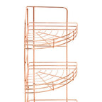 5 Tier Copper Finish Corner Storage Rack | Dara