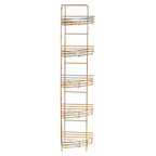 5 Tier Gold Finish Corner Storage Rack | Dara