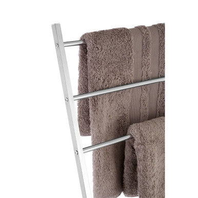Chrome Finish Floorstanding Towel Rack | Dara