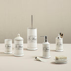 Le Bain White Ceramic Toothbrush Holder