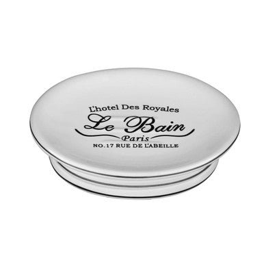White Ceramic Soap Dish | Le Bain