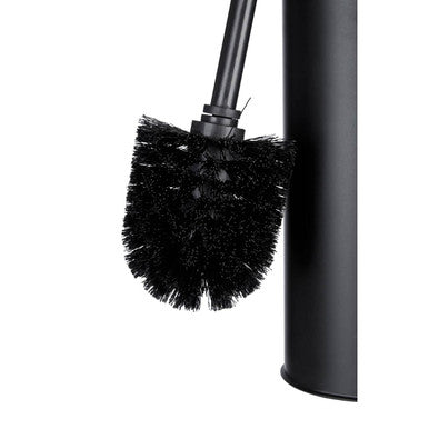 Matt Black Square Design Toilet Brush Holder | Indy