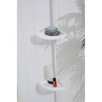 White Ps 4 Tier Corner Shelf Unit | Linnea