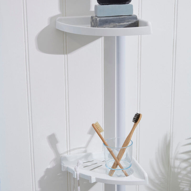 Telescopic Storage 4 Tier Corner Shelf | Linnea