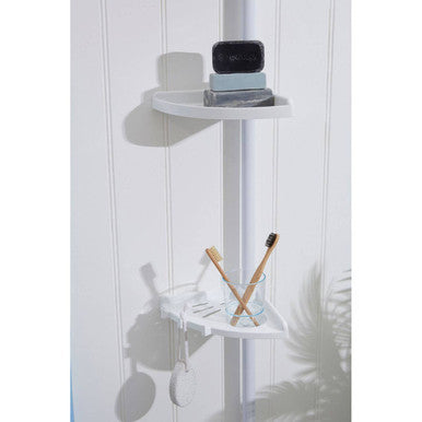 Telescopic Storage 4 Tier Corner Shelf | Linnea
