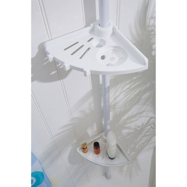 Telescopic Storage 4 Tier Corner Shelf | Linnea