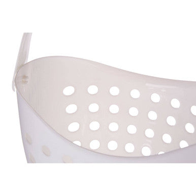 3 Tier White Hanging Shower Caddy | Dara