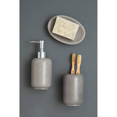 Grey Stone Effect Lotion Dispenser | Canyon