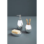 Dolomite Silver 3 Piece Bathroom Set | Magpie