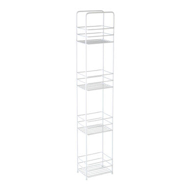 Four Tier White Rectangular Storage Caddy | Dara