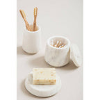 Off White Marble Soap Dish | Abaska