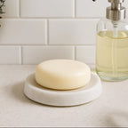 Off White Marble Soap Dish | Abaska