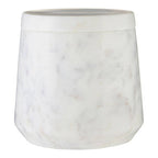Off White Marble Cotton Jar | Abaska