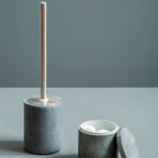 Dark Grey Marble Effect Toilet Brush | Kamal