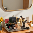 9 Compartment Cosmetics Clear Organiser | Beauty