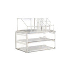 9 Compartment Cosmetics Organiser with 2 Drawers | Beauty