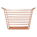Large Gold Finish Wire Basket | Shine