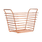 Small Gold Finish Wire Basket | Shine