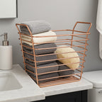 Small Gold Finish Wire Basket | Shine