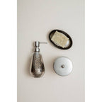 Silver Ombre Cotton Jar | Elissa
