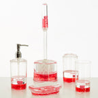 Floating Acrylic Hearts Toothbrush Holder | Floating Hearts