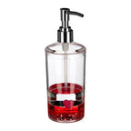 Floating Acrylic Hearts Lotion Dispenser | Floating Hearts