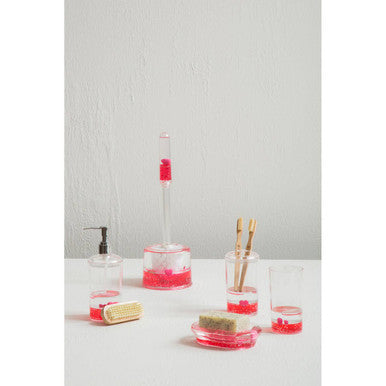 Floating Acrylic Hearts Lotion Dispenser | Floating Hearts
