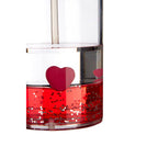 Floating Acrylic Hearts Lotion Dispenser | Floating Hearts