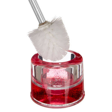 Floating Acrylic Hearts Toilet Brush Holder | Floating Hearts