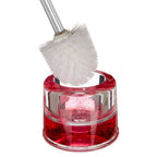 Floating Acrylic Hearts Toilet Brush Holder | Floating Hearts