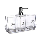 Set Of Four Mr And Mrs Bath Set.
