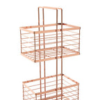 Rose Gold Rectangular Storage Caddy | Linnea