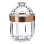 Small Rose Gold Acrylic Storage Jar | Guan