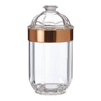 Medium Rose Gold Acrylic Storage Jar | Guan