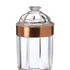 Medium Rose Gold Acrylic Storage Jar | Guan