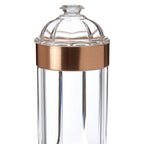 Large Rose Gold Acrylic Storage Jar | Guan