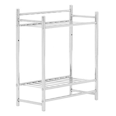 Chrome Finish 2 Tier Towel Shelves | Dara