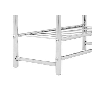 Chrome Finish 2 Tier Towel Shelves | Dara