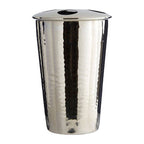 Hammered Bathroom Nickel Finish Toothbrush Holder | Vaco