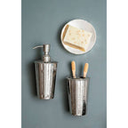 Hammered Bathroom Nickel Finish Lotion Dispenser | Vaco