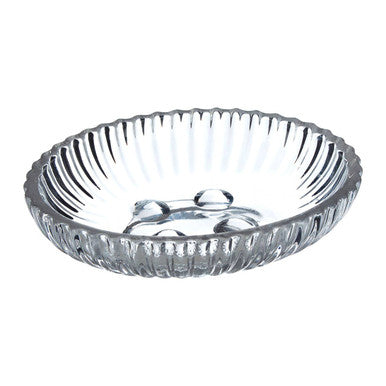 Clear Glass Soap Dish | Ticino Brittany